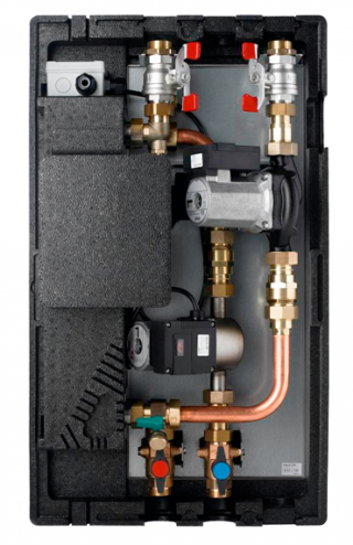 Приготовление горячей воды с помощью станции загрузки с системой пластинчатых теплообменников для загрузки вертикальных накопительных водонагревателей SBB 751/1001 и 751/1001 SOL.